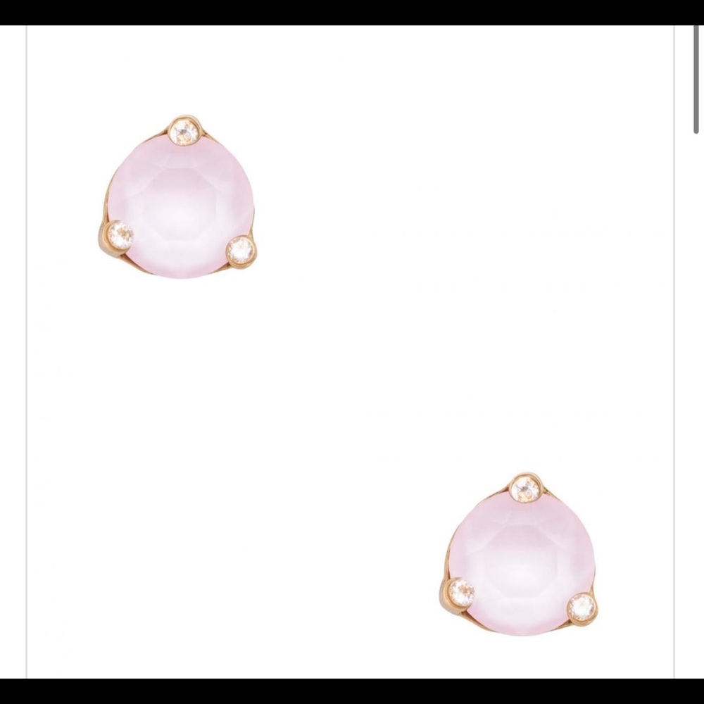Kate Spade Rise and Shine Small Studs light pink